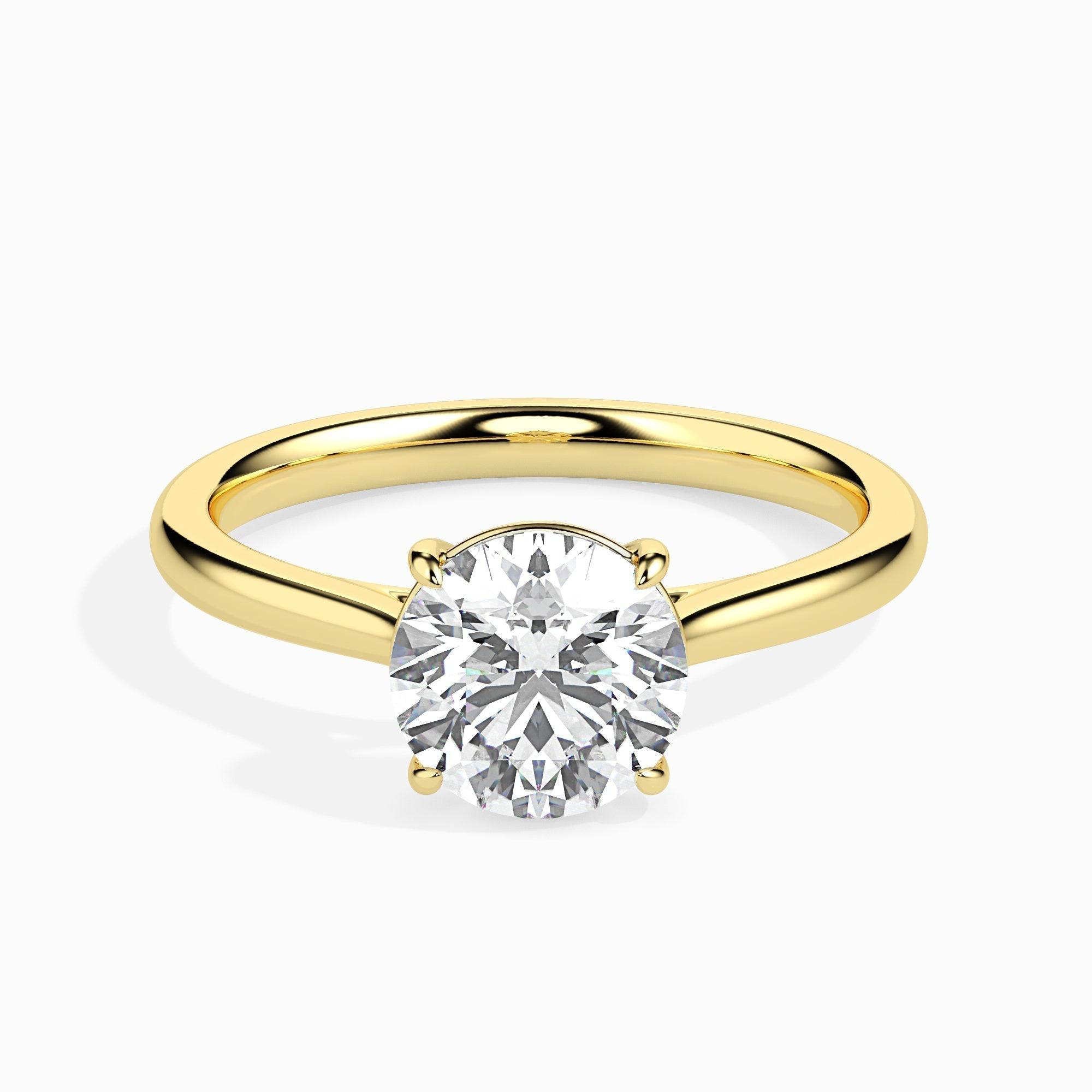 2ct Round Lab Diamond Willa Solitaire Ring