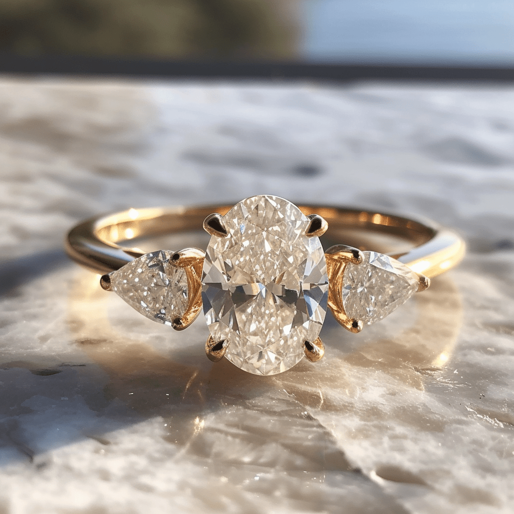 Traya 1ct Oval Lab Diamond Ring