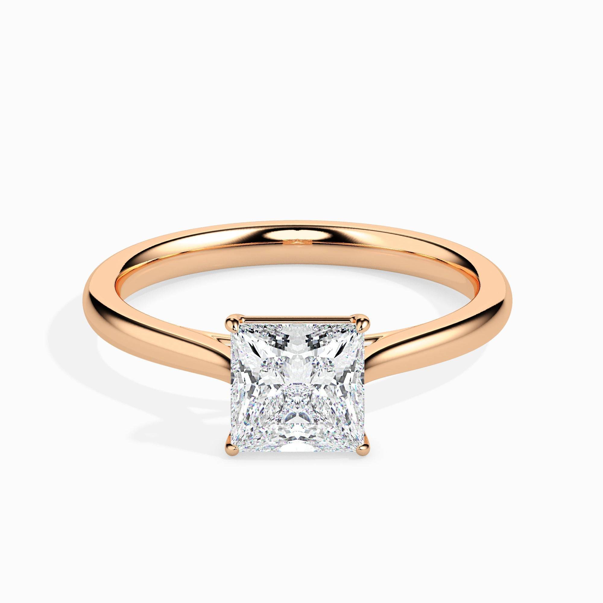 50 Pointer Princess Lab Diamond Ava Solitaire Ring in Canada