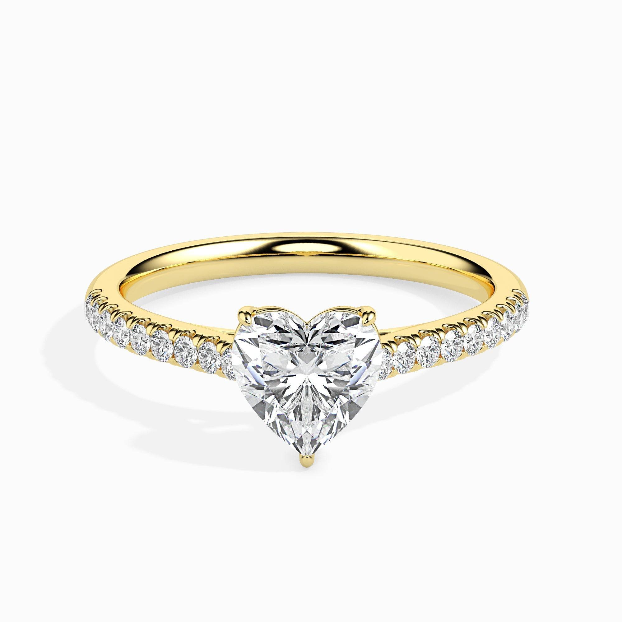 Ivy 1ct Heart Lab Diamond Ring in Canada