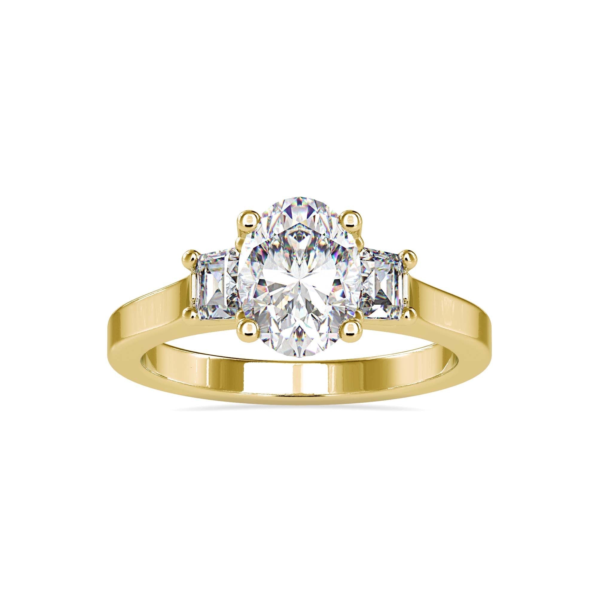 Trinity Lab Grown Diamond 3 Stone Ring