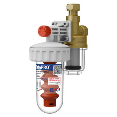 SafePRO FILTER | Multifunktionsgerät, Sicherheitsfilter + Dosierer für polyphosphate gerät für haushalte für trinkwasseraufbereitung mit automatischem bypass