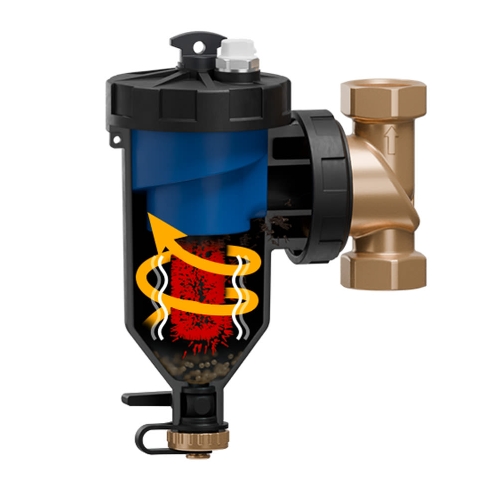 Acción filtrante  magnética