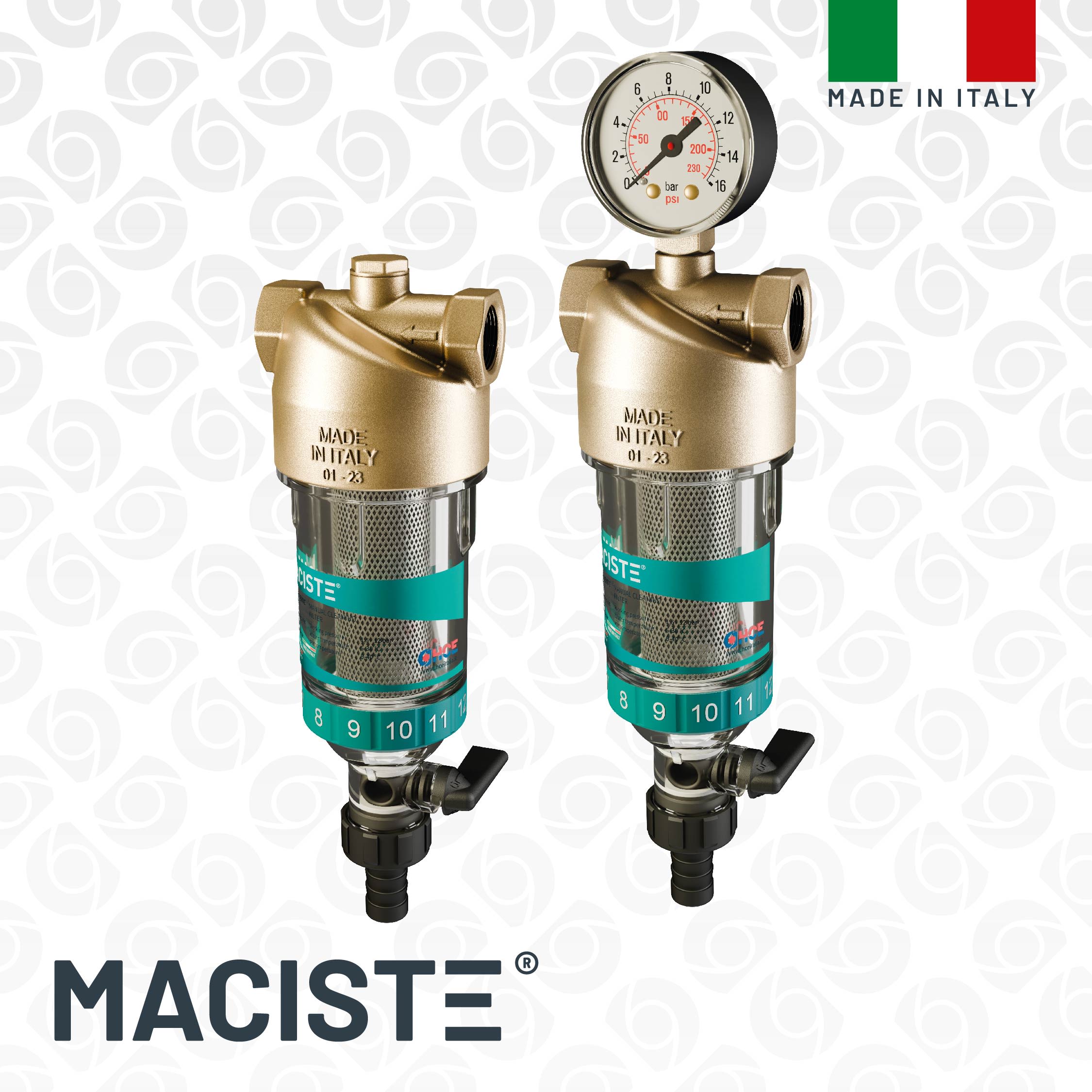 Filtro MACISTE®, 100 % Made in Italy