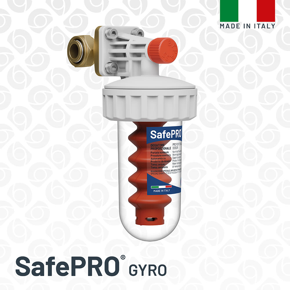 SafePRO® GYRO — рішення від накипу, на 100 % виготовлене в Італії