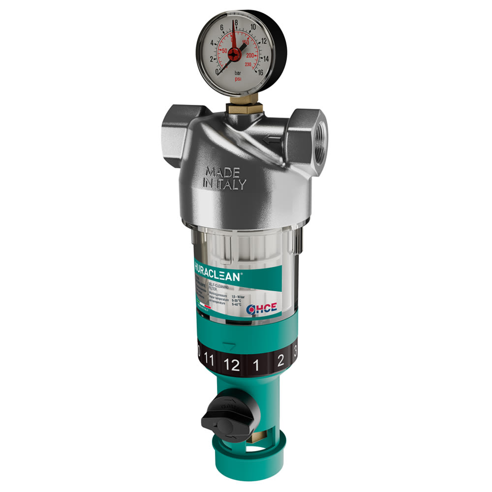 HURACLEAN | Напівавтоматичний самоочисний фільтр для питної води нова межа самоочищення