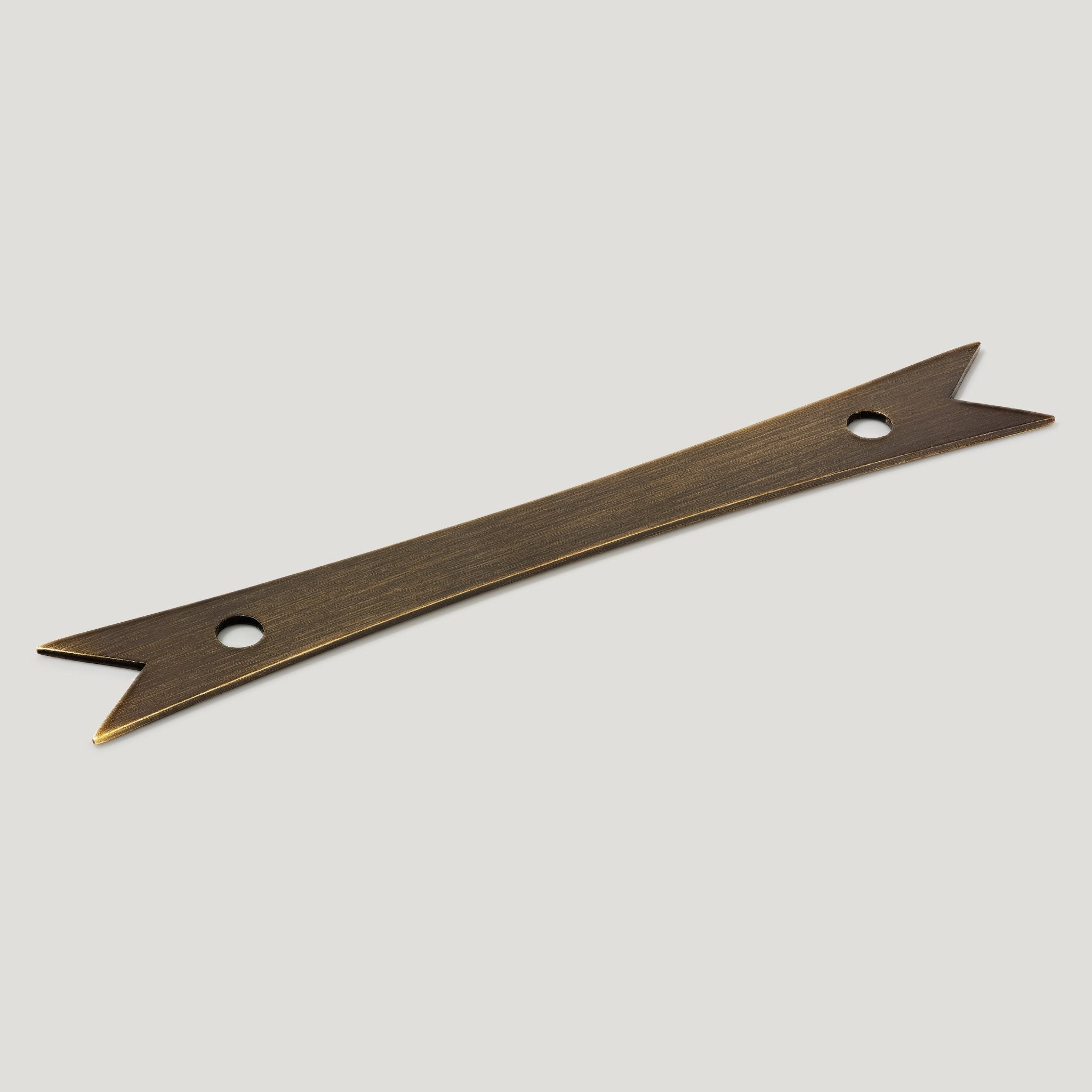 ELIZA Ribbon Handle Backplate - Antique Brass