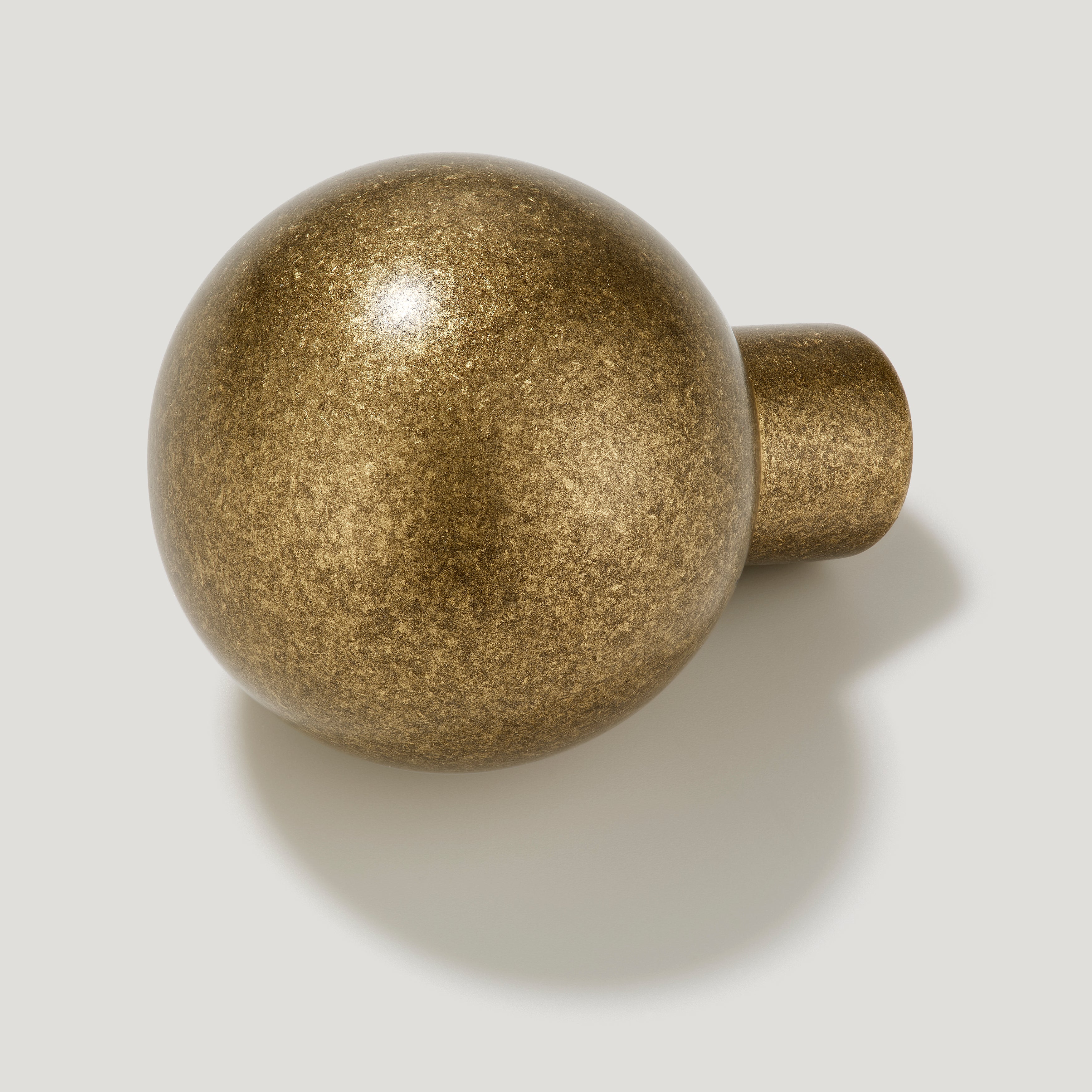 BOBBIN Ball Knob - Aged Brass