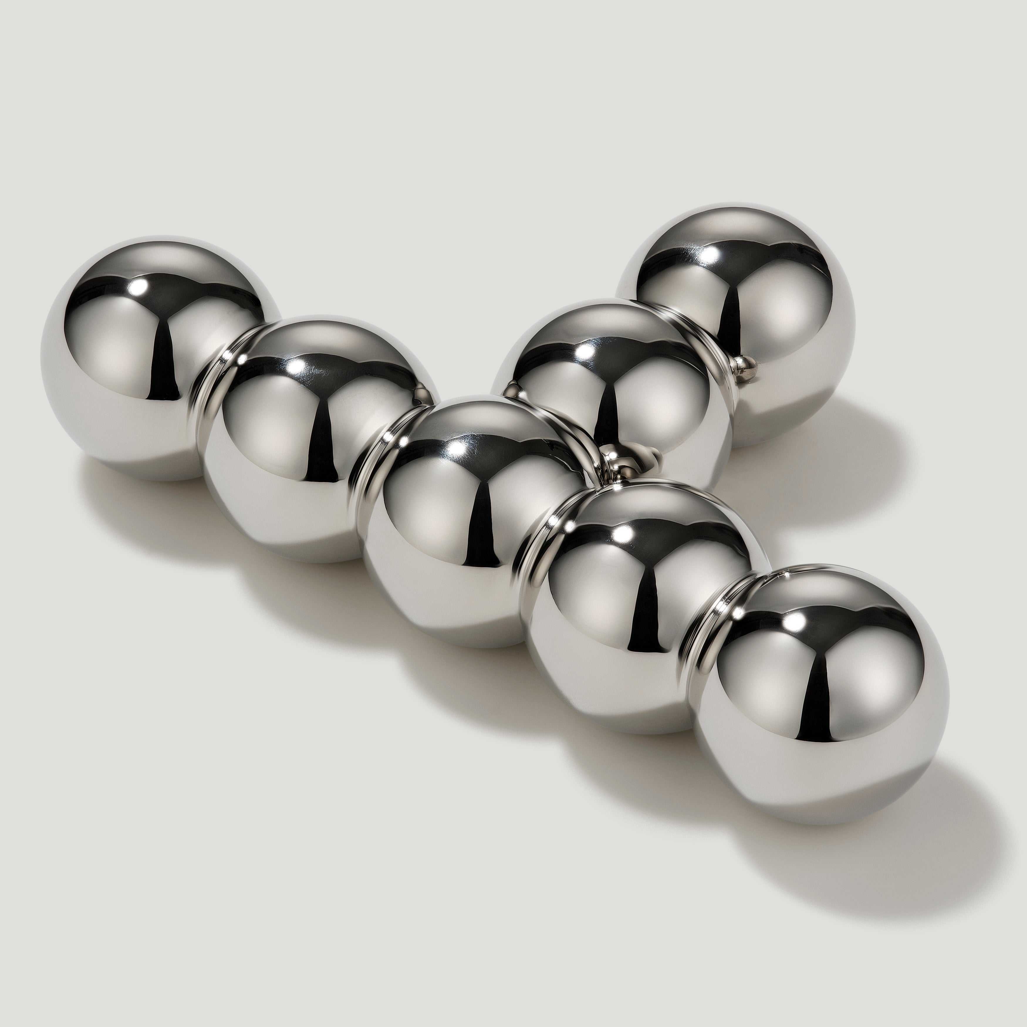 BOBBIN Single T Handle - Polished Nickel