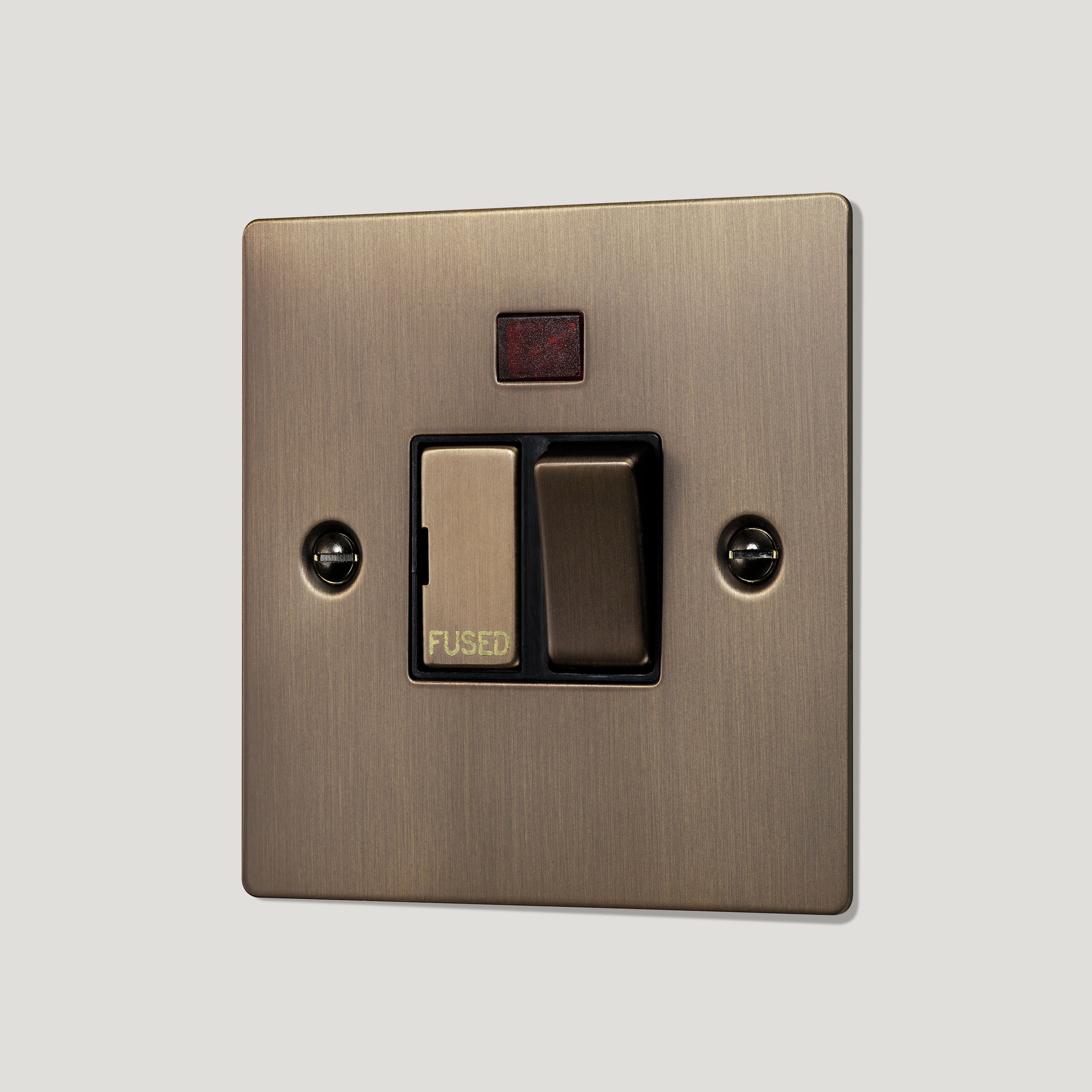 SYLVIE 13A Switched Fused Spur - Antique Brass