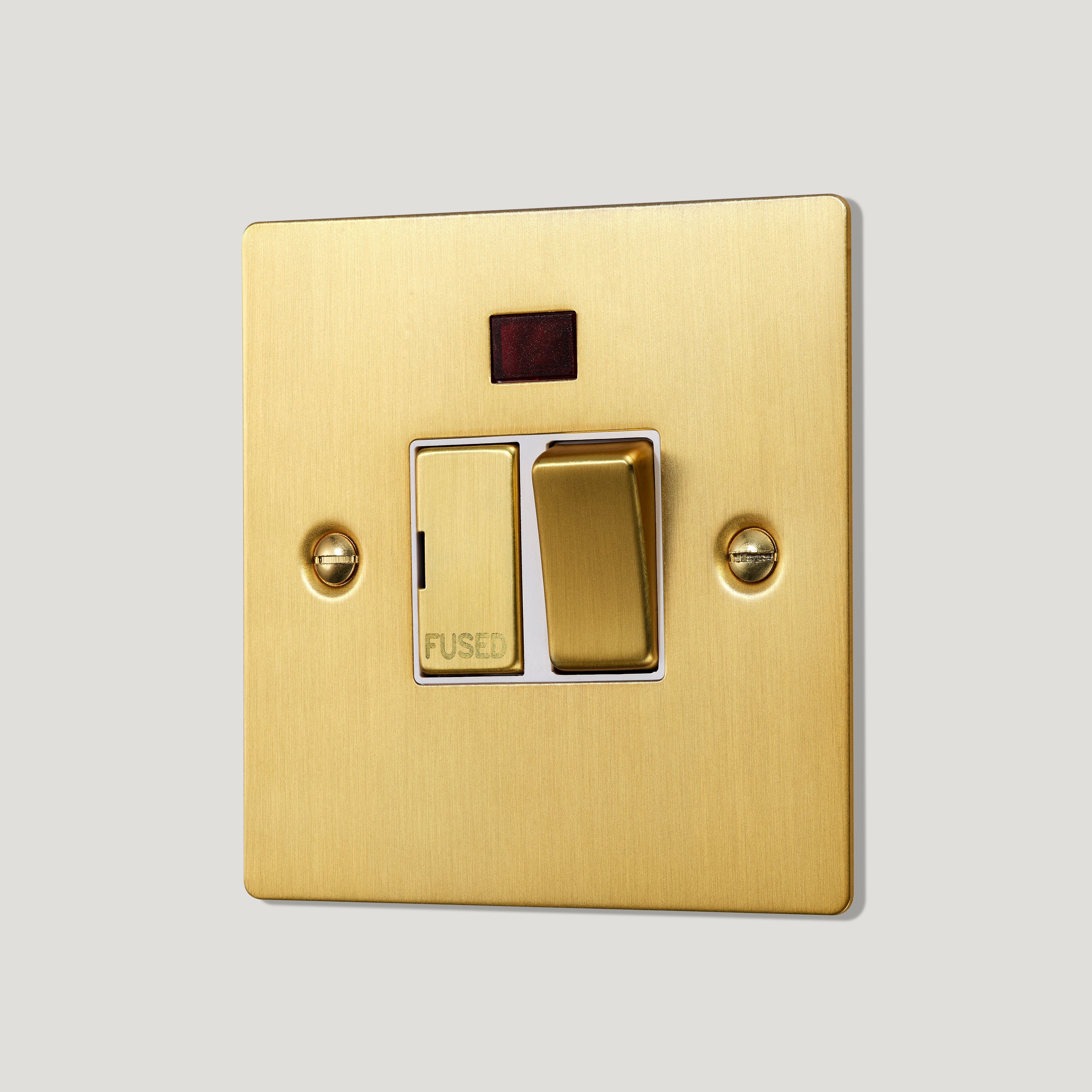 SYLVIE 13A Switched Fused Spur - Brass