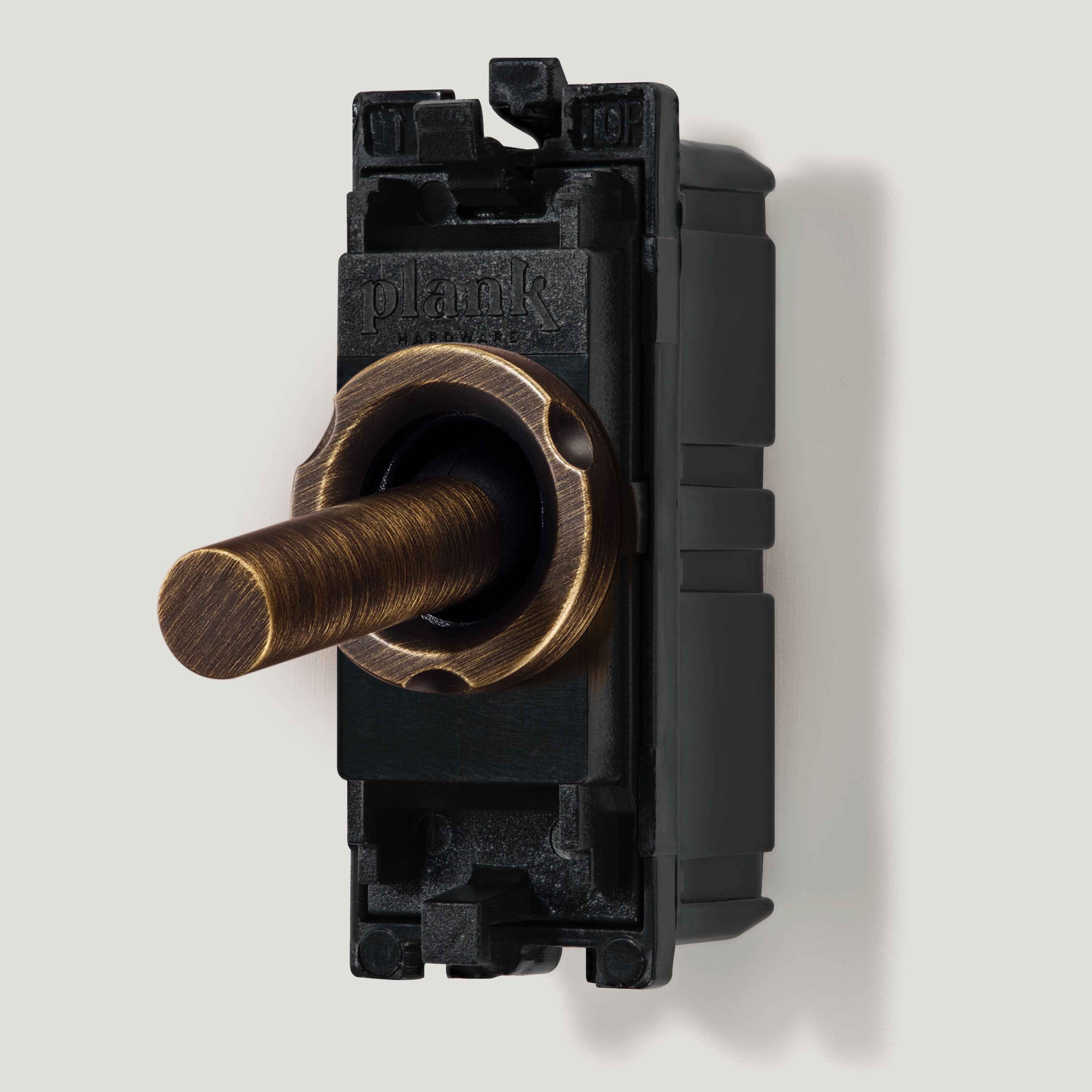 MAXWELL Smooth Intermediate Toggle Switch - Antique Brass