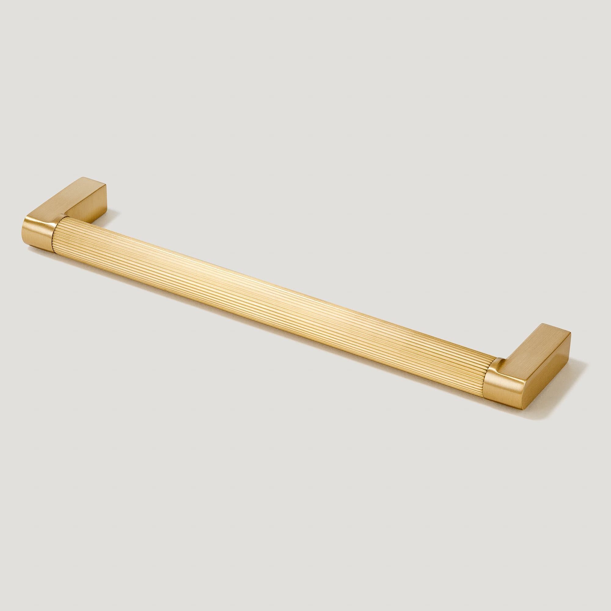 BECKER Grooved Handle - Satin Brass