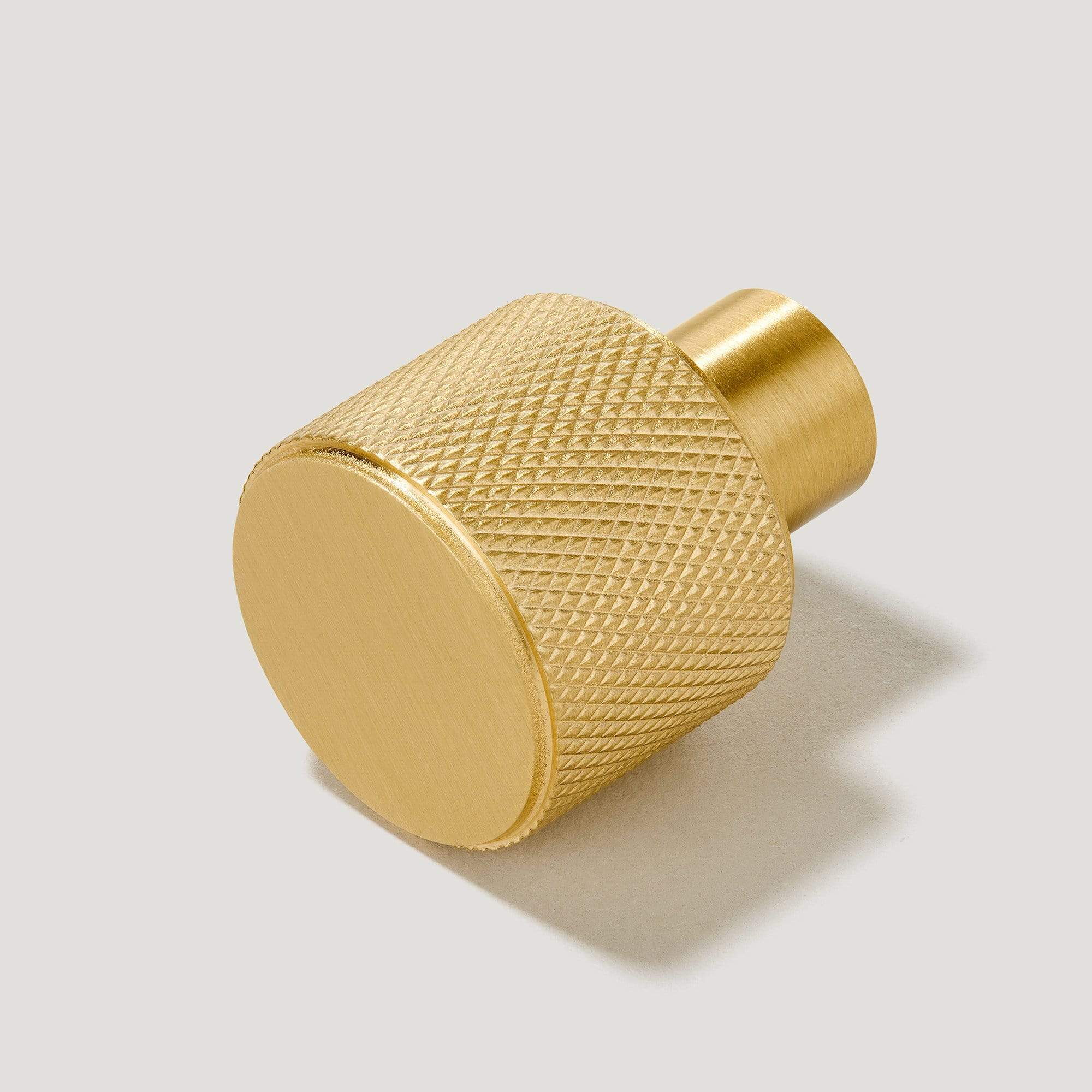 REVILL Knurled Knob - Satin Brass
