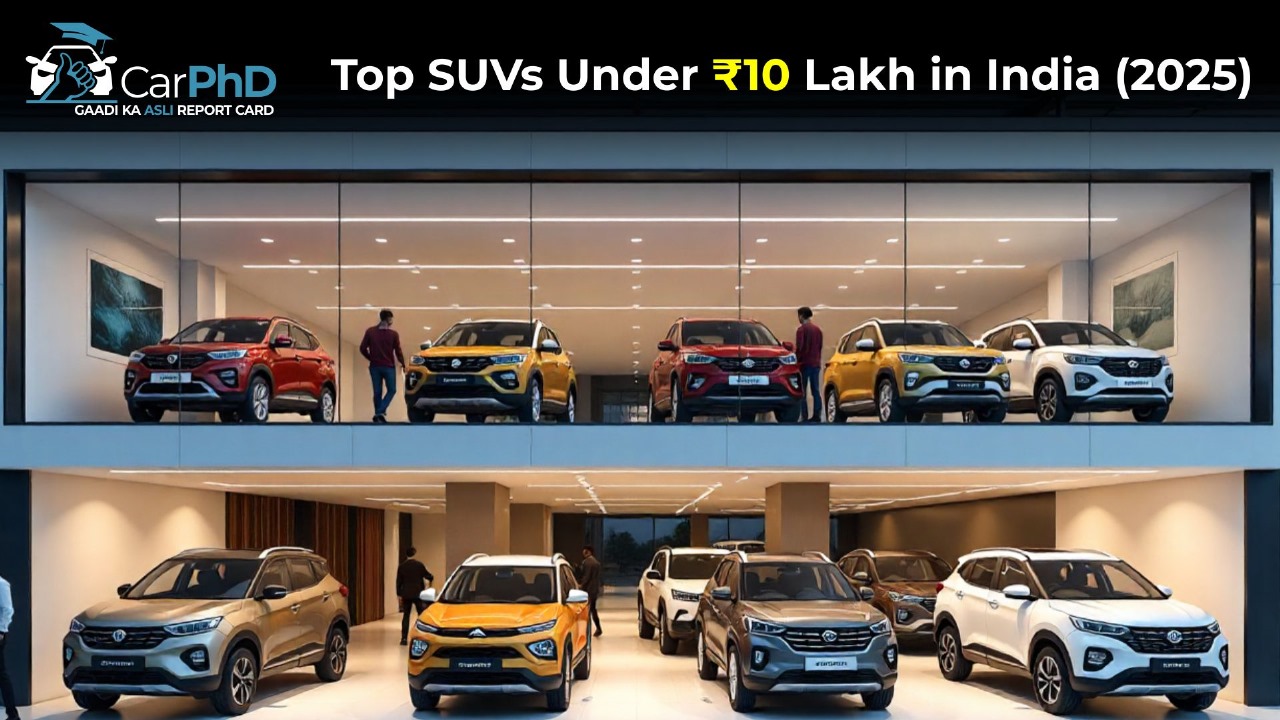 Cover image for Top SUVs Under ₹10 Lakh in India (2025) blog