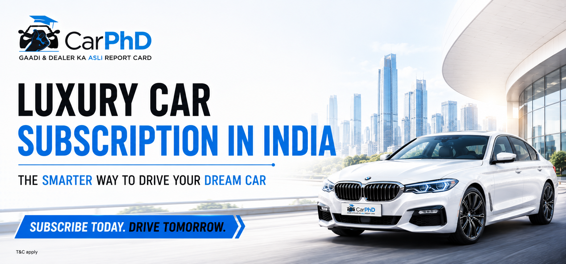 Cover image for Luxury Car Subscription in India: The Smarter Way to Drive Your Dream Car blog