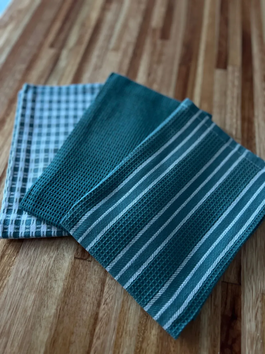 Juego x 3 Paño de cocina verde