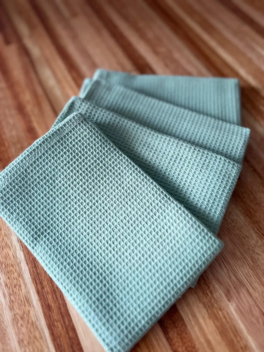 Paño de cocina verde x unidad