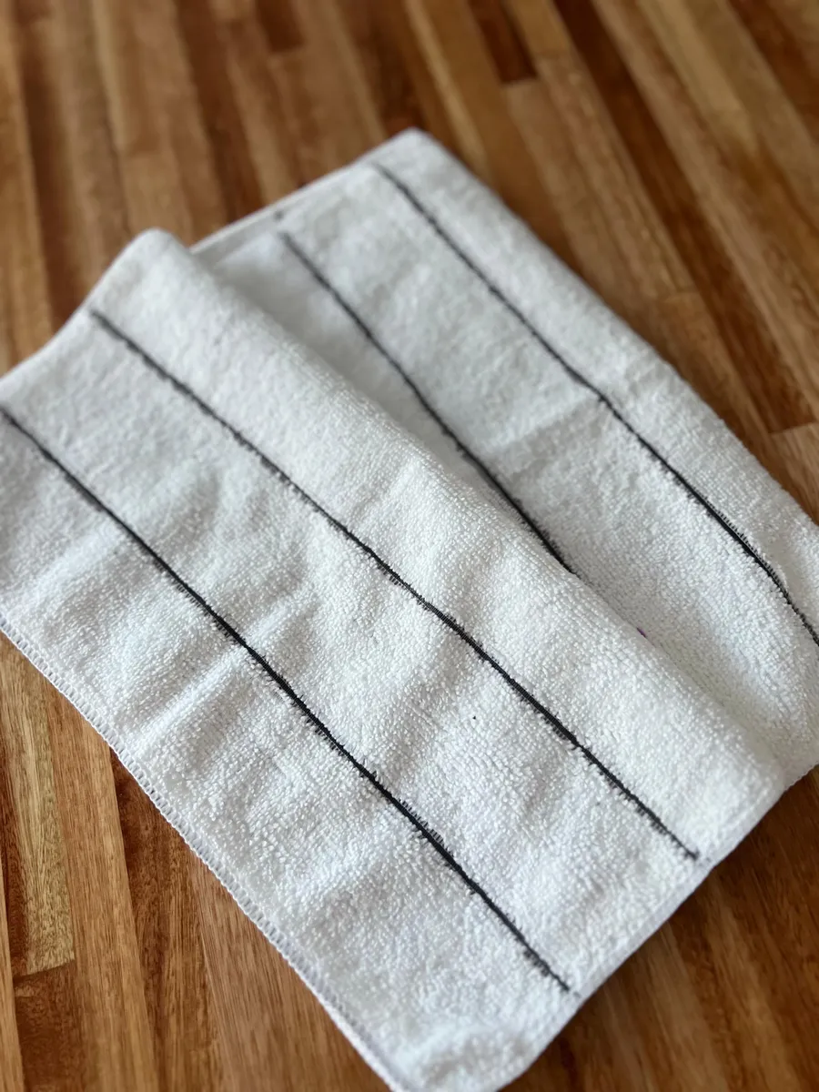 Paño de limpieza Blanco y gris