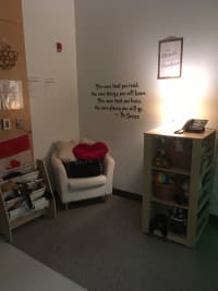 Small lounge area