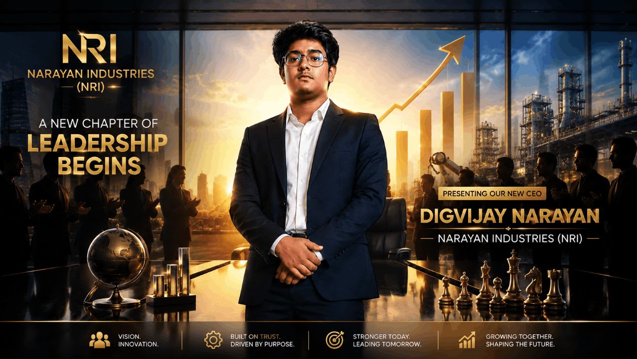 Leadership Transition: New CEO of Narayan Industries (NRI) to take Oath