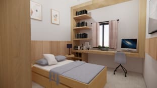 Japandi Small Bedroom