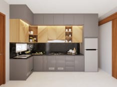 Kitchen set L shape - modern style