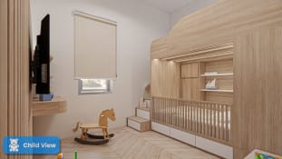 ADAPTIVE : Desain Interior Kamar Anak – Boy [Minimalist Bedroom]