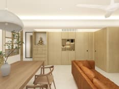 Japandi Minimalist Living Room