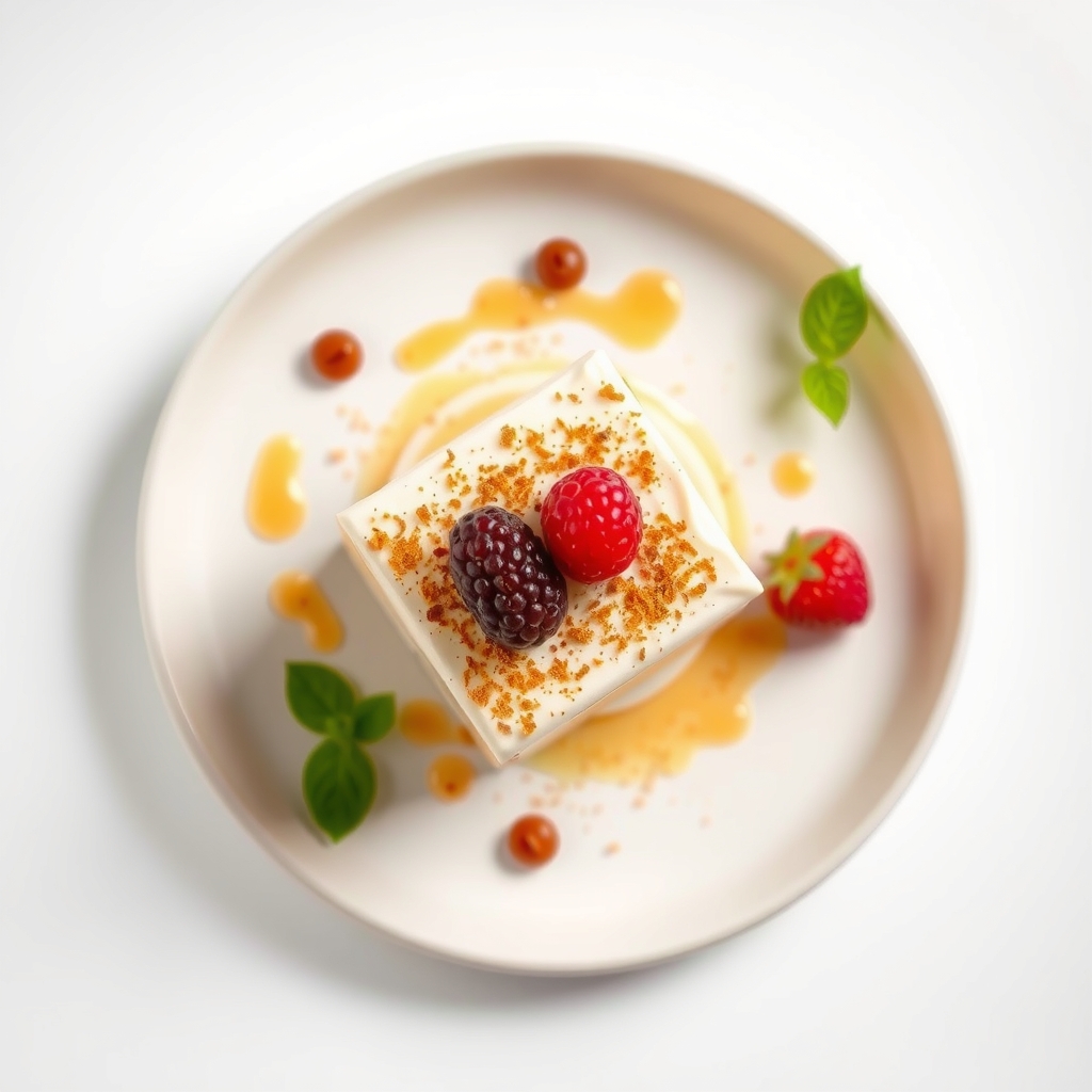 Tiramisu finished dish