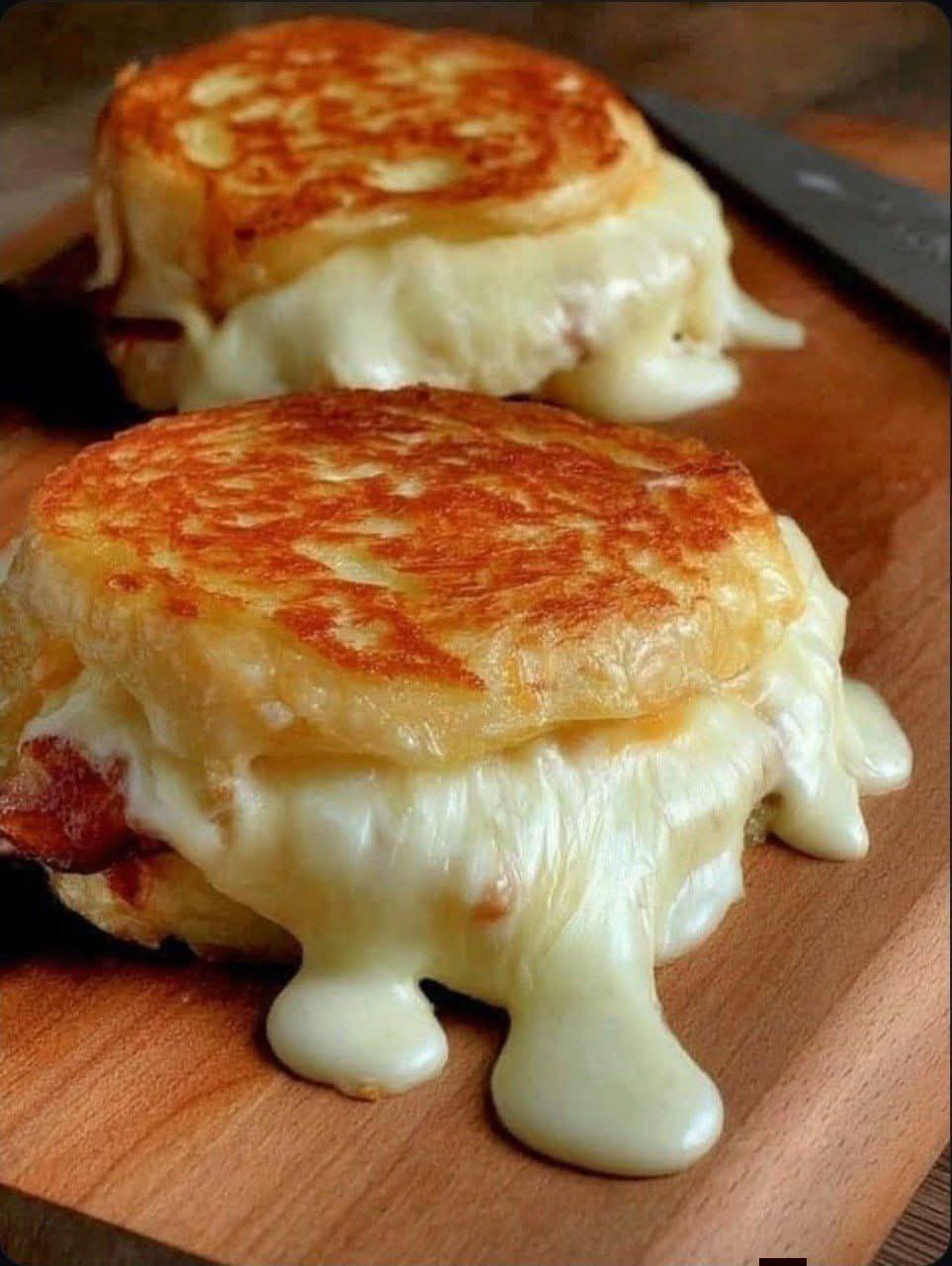 Finished Grilled Cheese Sandwich