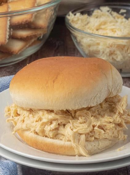 Ohio Shredded Chicken Sandwiches
