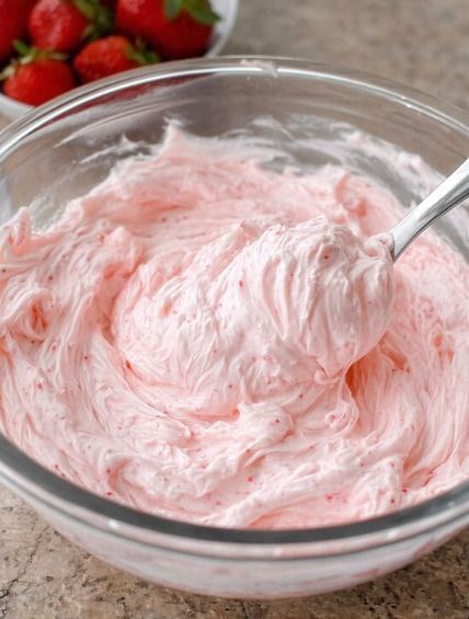 Strawberry Marshmallow Frosting