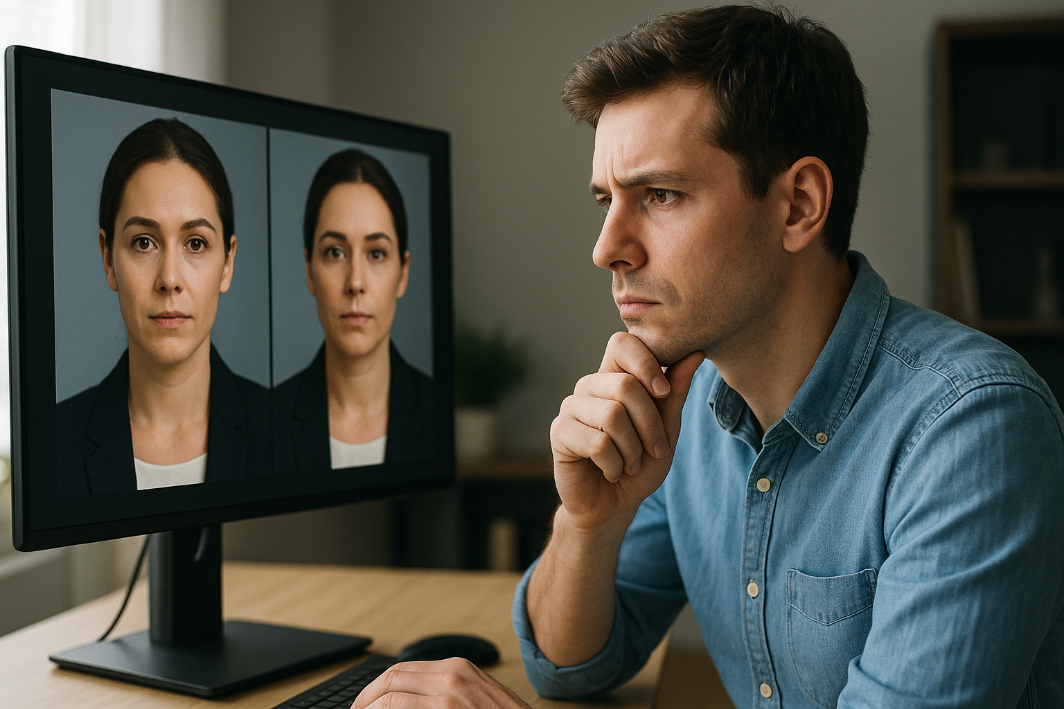 AI deepfake concept showing manipulated digital face