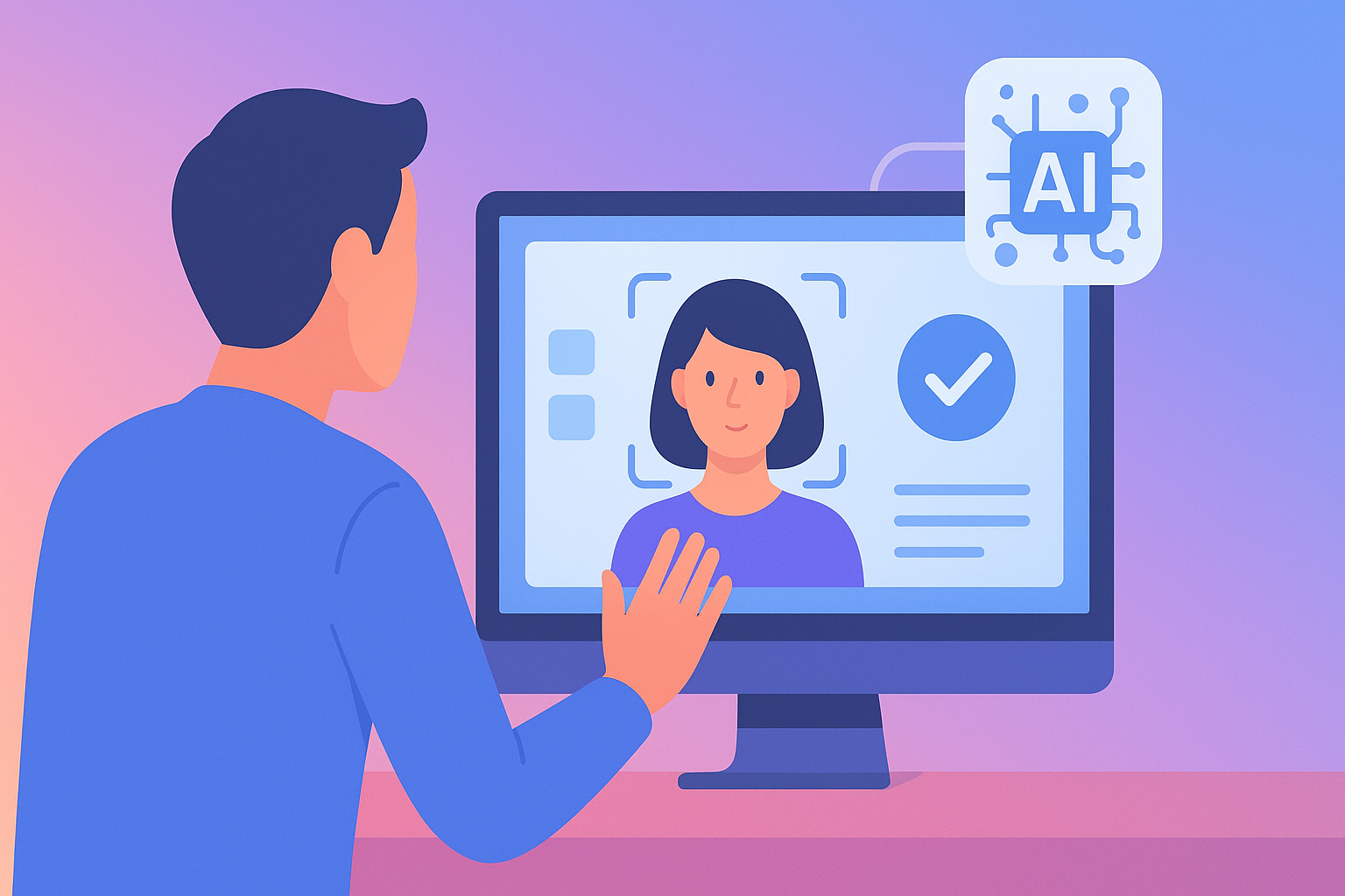 Facial recognition and liveness detection technology in use