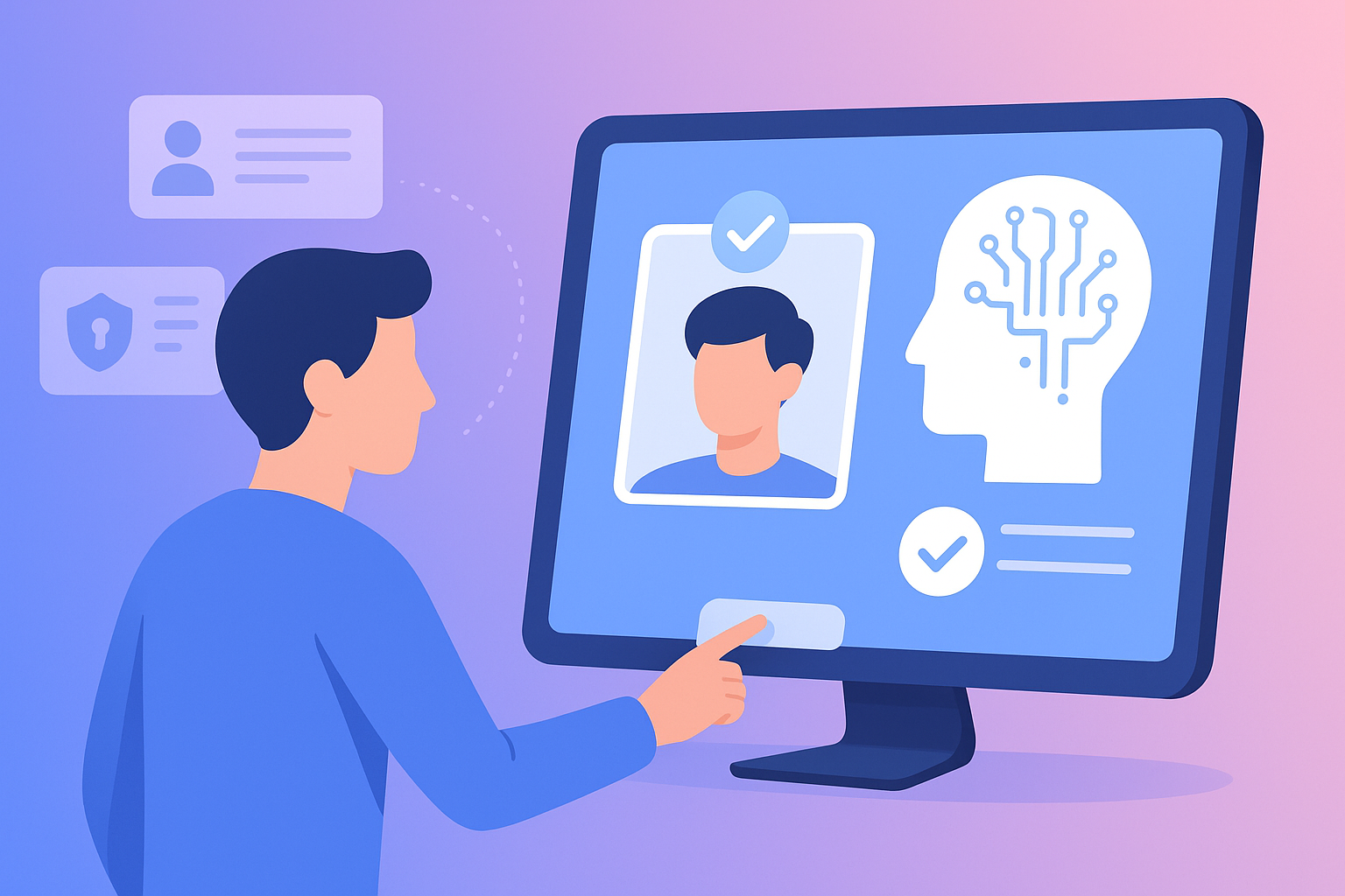 Digital identity security concept with privacy protection