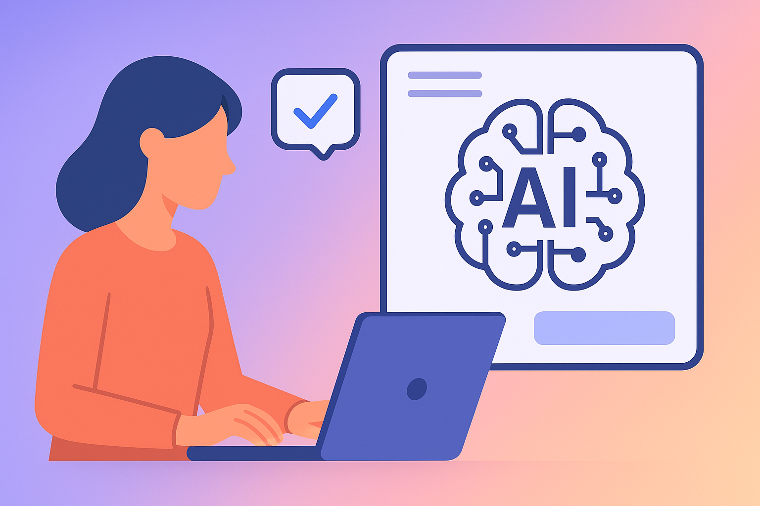 AI transparency and identity verification concept