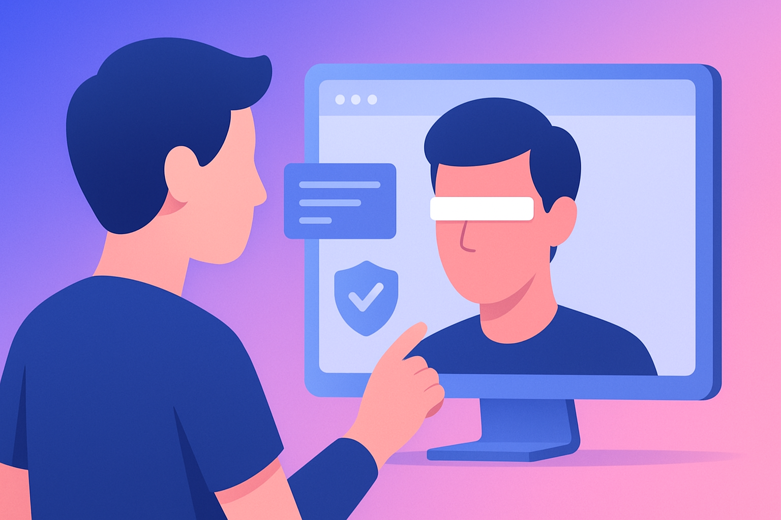 AI deepfake technology creating synthetic identity visuals