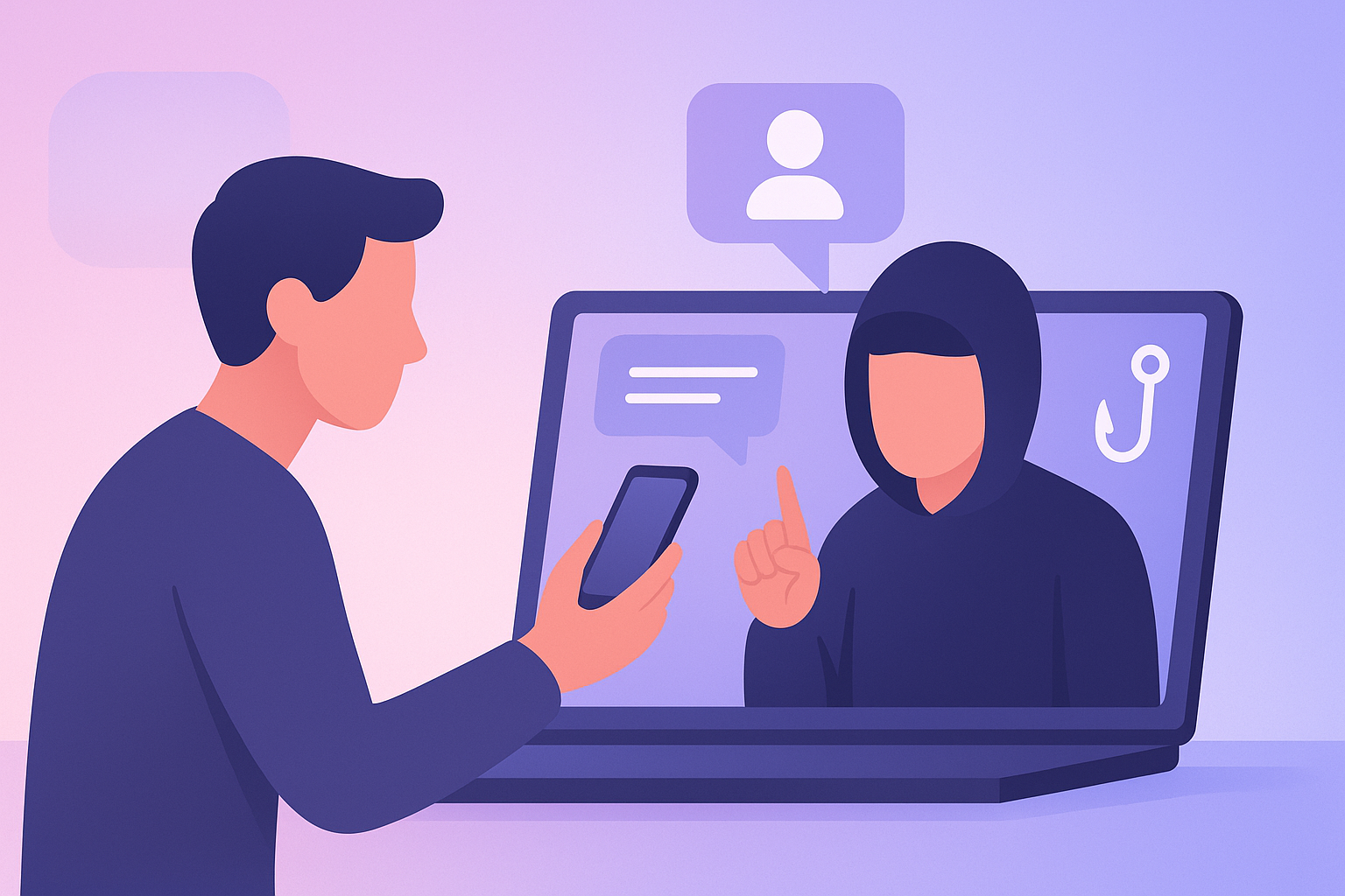 Biometric liveness verification process illustration