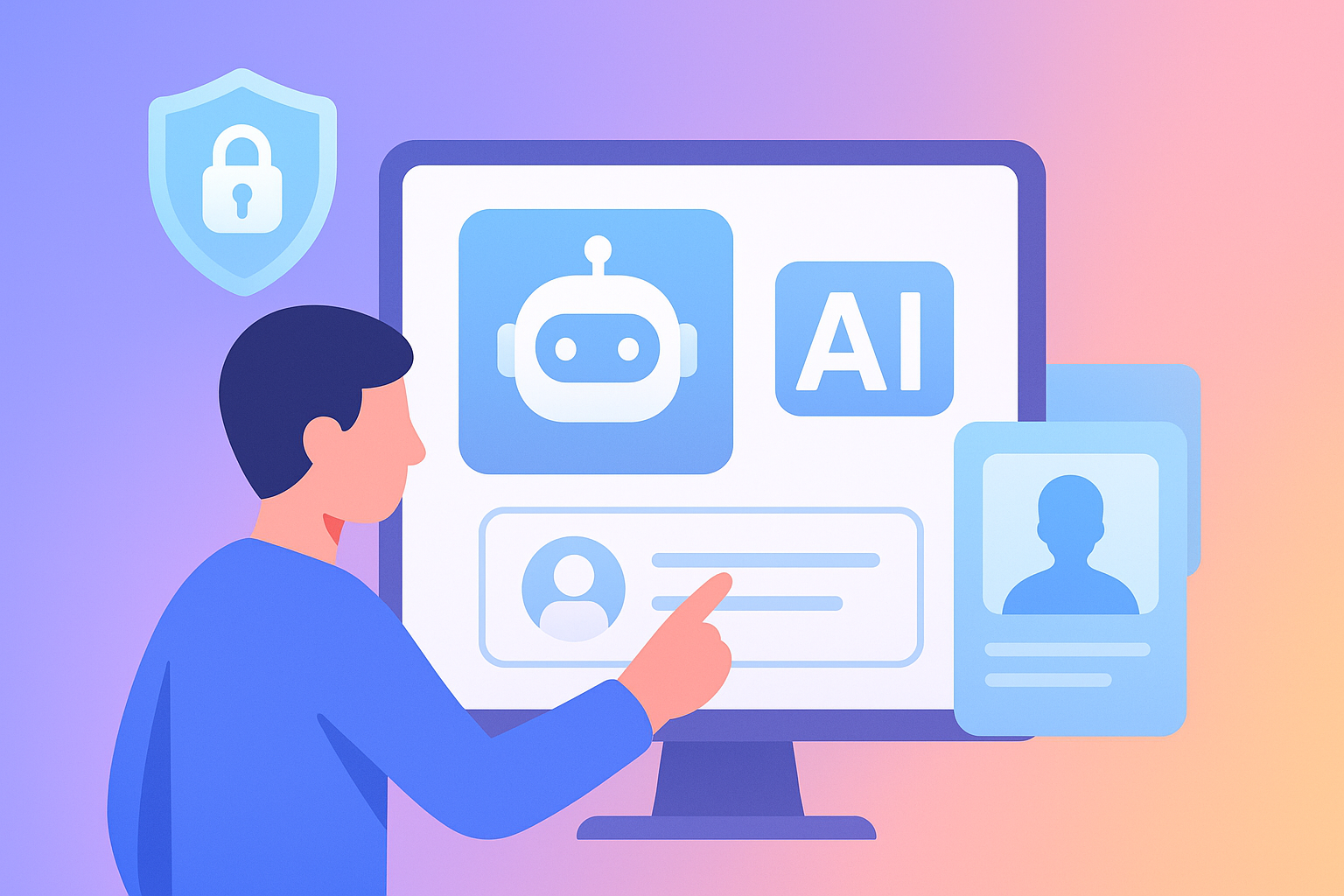 Biometric liveness verification process illustration