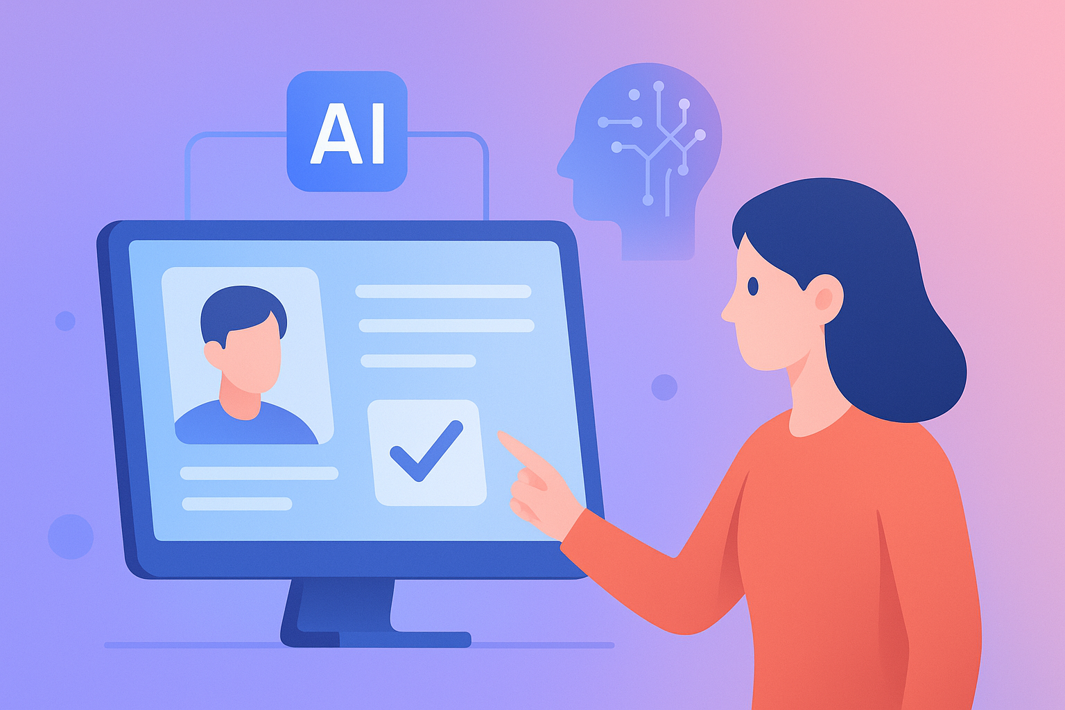 Digital identity verification interface showing security checks