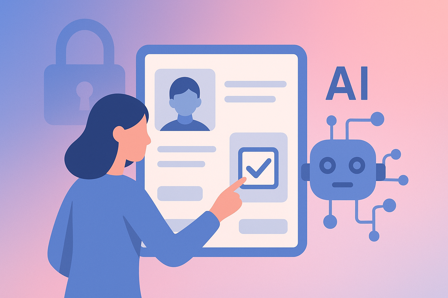 Online identity verification record interface