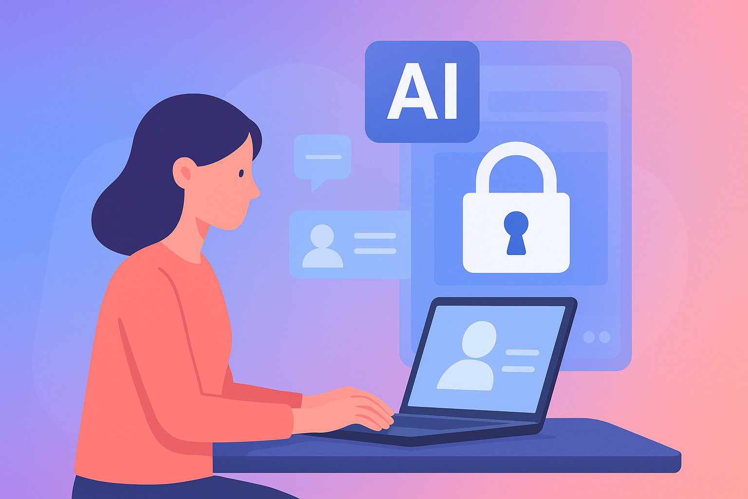 Digital impersonation and identity verification concept