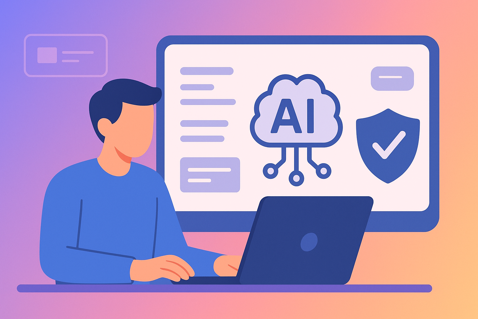 Biometric liveness verification process illustration