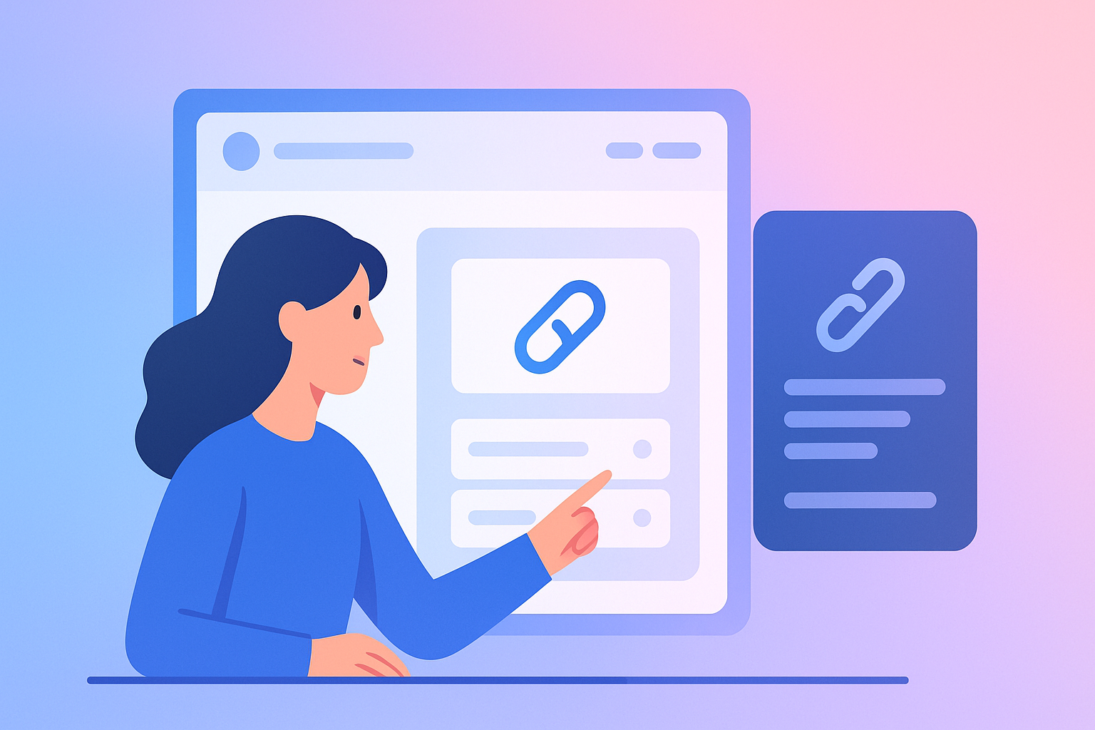 Link in bio tools comparison interface on mobile device