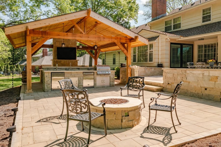 Mission Hills KS backyard build