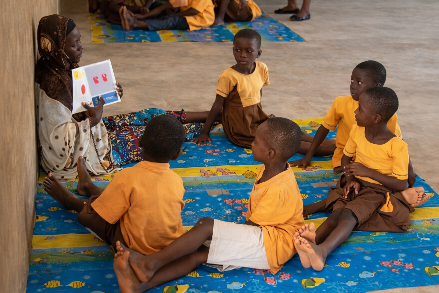 Learning time with the children