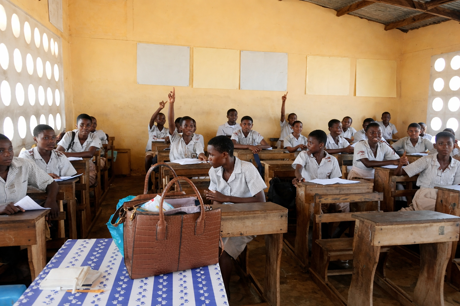 Classroom engagement in rural Africa