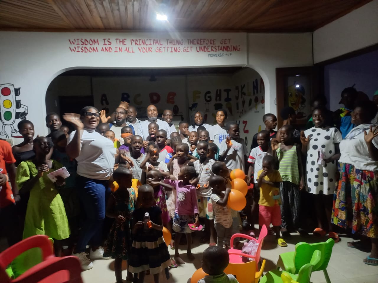 Group photo at Royal Promise Orphanage