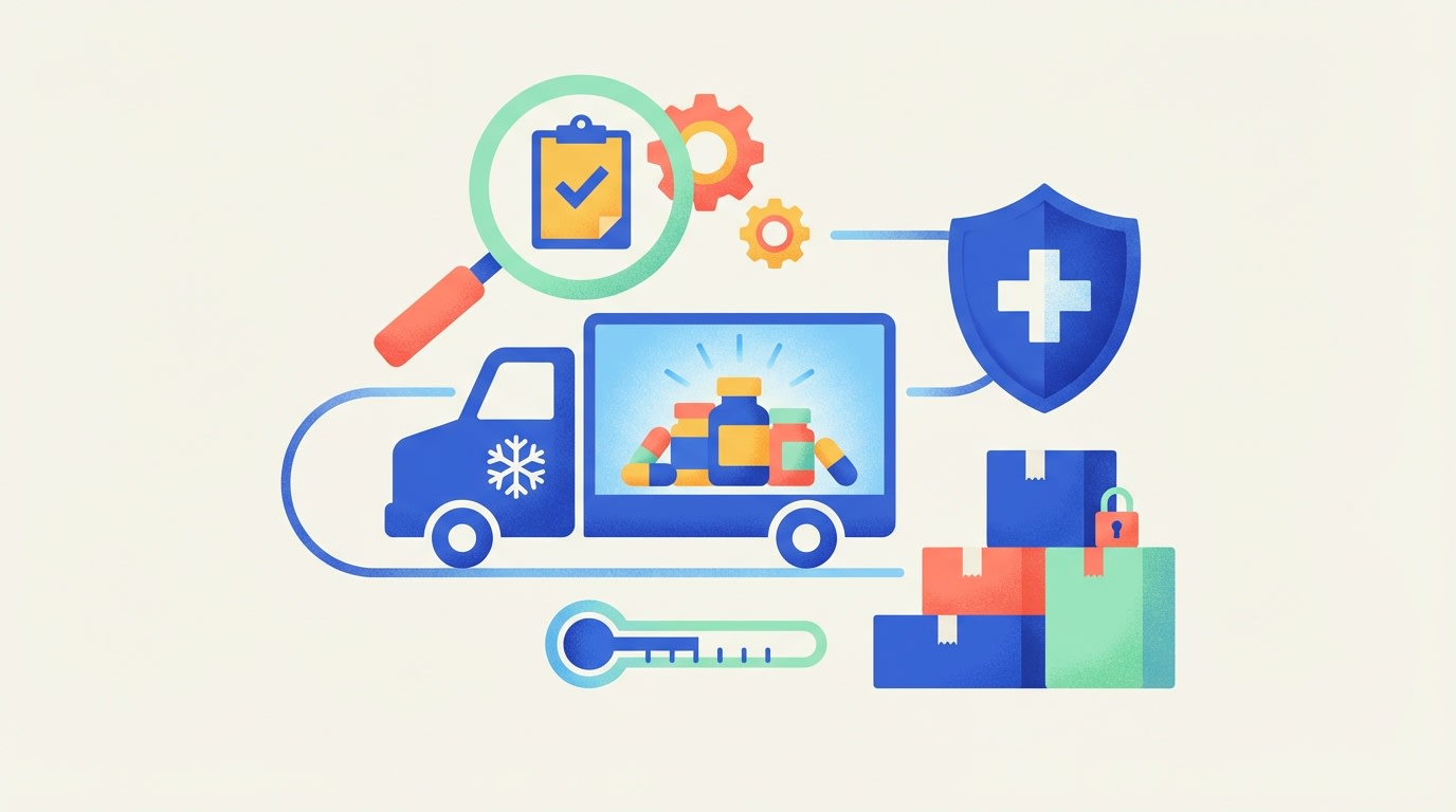 콜드체인 운송 중 의약품 유통 품질관리, KGSP